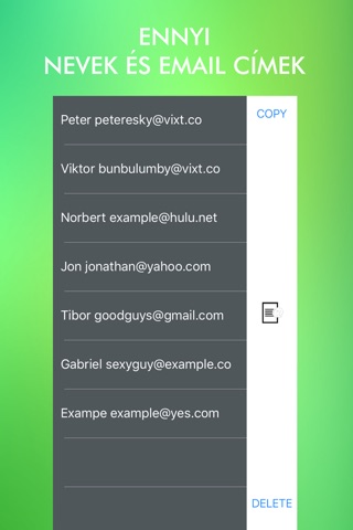 EEGY - Egyszerű Email Gyűjtő screenshot 3