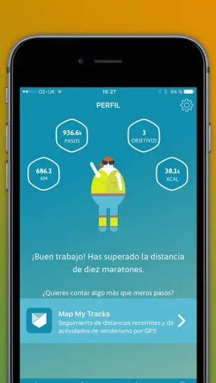 Captura de pantalla de Contador De Pasos / Calorías en iPhone 5