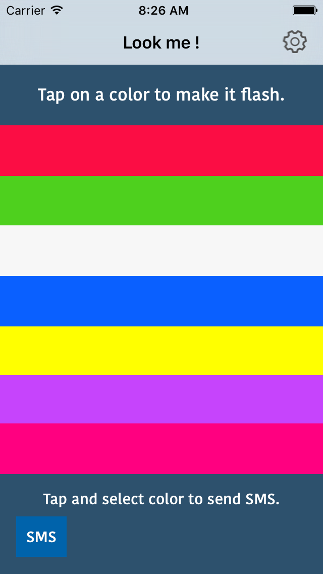 Look at me with Color beacon strobe light in rave party