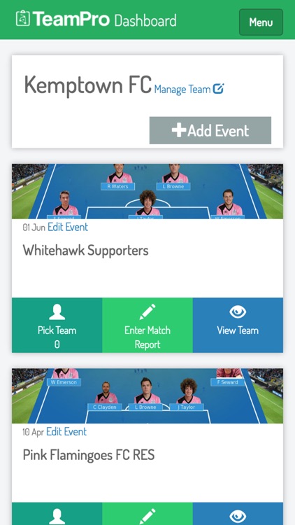 TeamPro: Free Sports Lineups