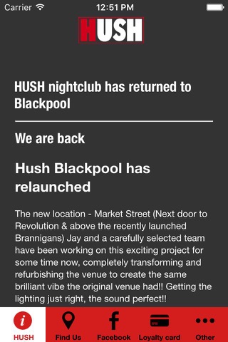 Hush Nightclub Blackpool screenshot 2