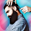 BarberShop - Facial Stickers for Cool Beard, Mustaches or Hair-Style.s for Men