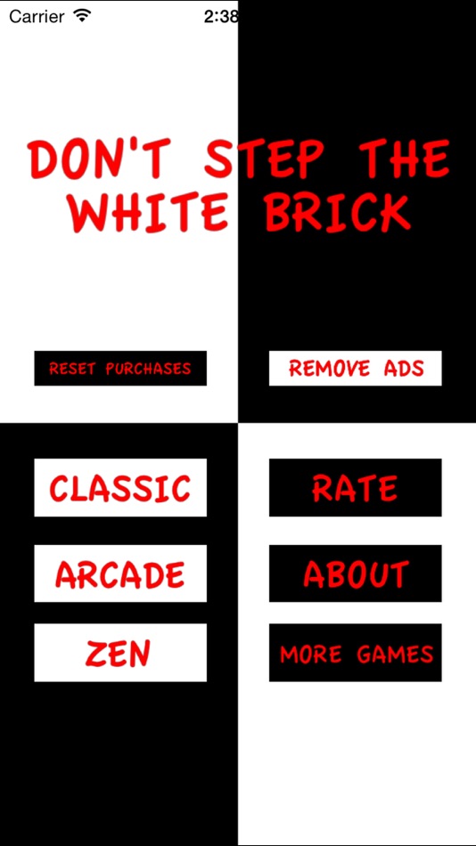 Don't Step The White Brick - Classic Edition - 1.4 - (iOS)