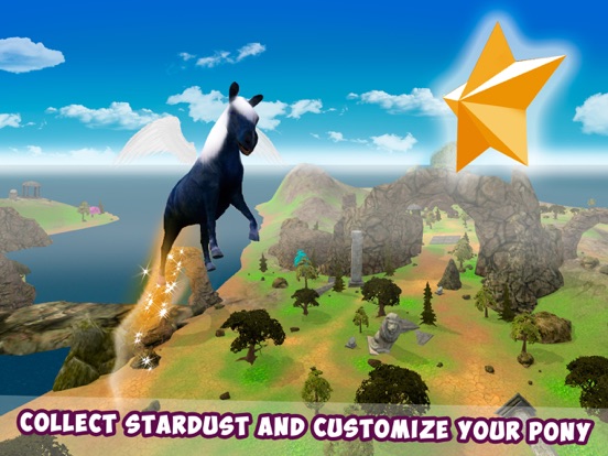 Flying Pony Simulator 3D iPad screenshot 3 - Games app
