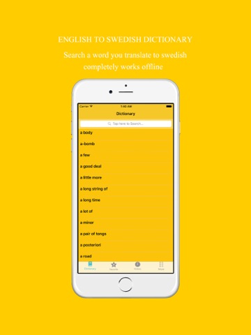 Screenshot #5 pour English to Swedish Dictionary: Free & Offline