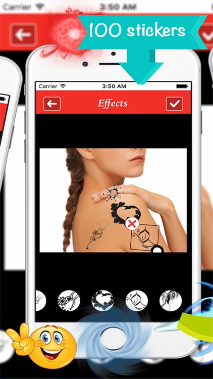 Photo Editor : Tatouage Autocollants screenshot-3