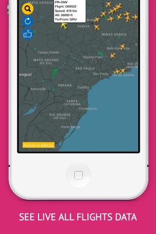 Brazil Flights Free : Absa, Avianca, Tam, Gol Live Tracker & Radar screenshot 3