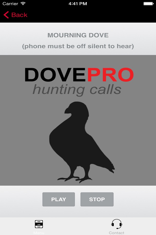 REAL Dove Calls and Dove Sounds for Bird Hunting! - BLUETOOTH COMPATIBLE screenshot 2