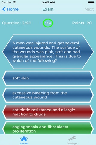 pathology exam 2000 Questions screenshot 3