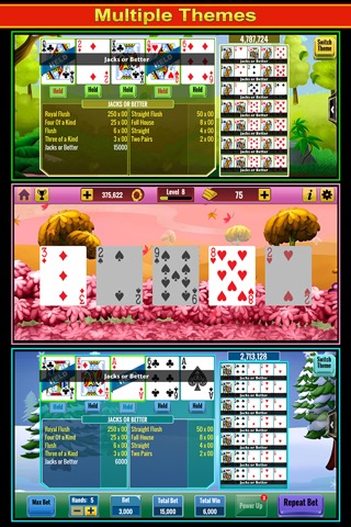 Video Poker  - FREE Multihand Casino Free Video Poker Deluxe Gamesのおすすめ画像3