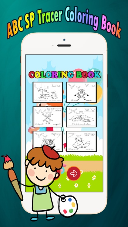 ABC Coloring Book: learn spanish coloring pages preschool games free for kids and toddler any age screenshot-3