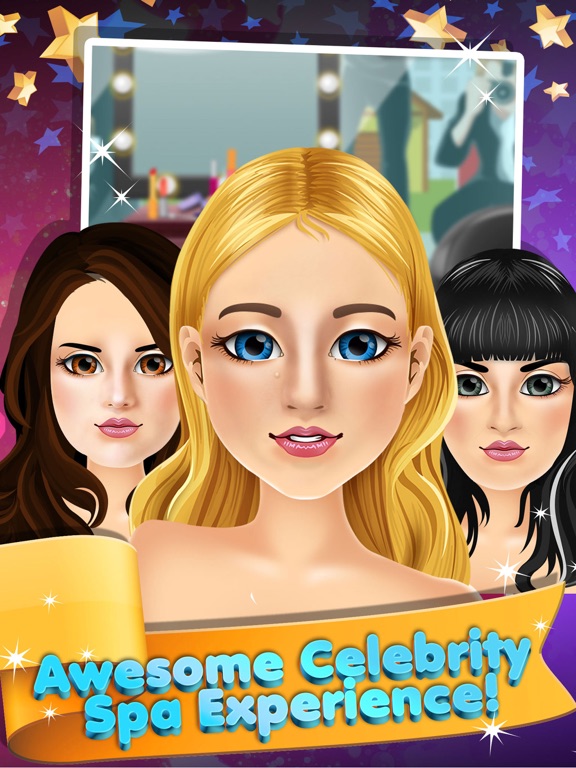 Top Model Fashion Salon Story - Fun Hair Spa & Makeup Makeover Games for Kids 2! iPad screenshot 4 - Games app