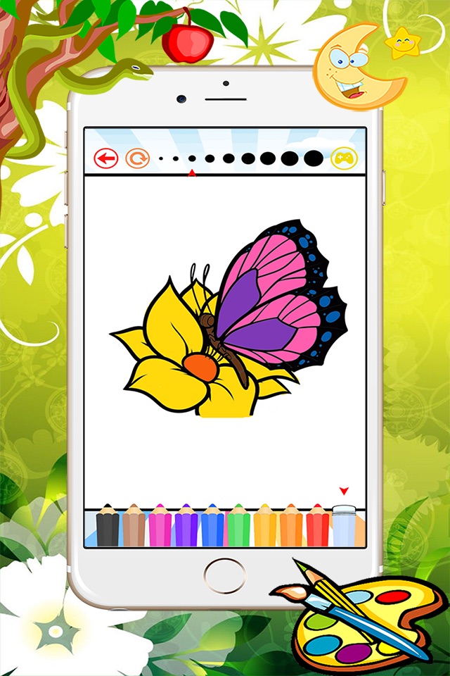 Flower Coloring Book - Learn drawing and painting for kids screenshot 2