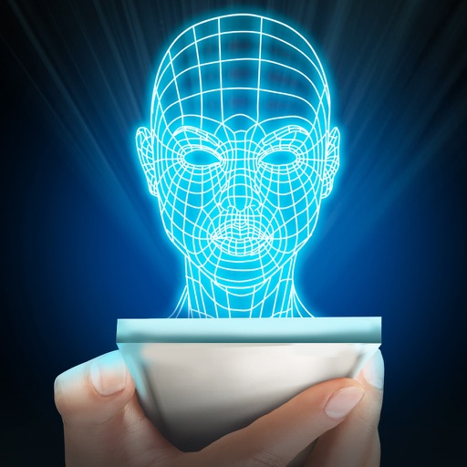 Hologram Human Head 3D Prank icon