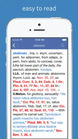 Game screenshot Latin Dictionary - Lewis and Short apk