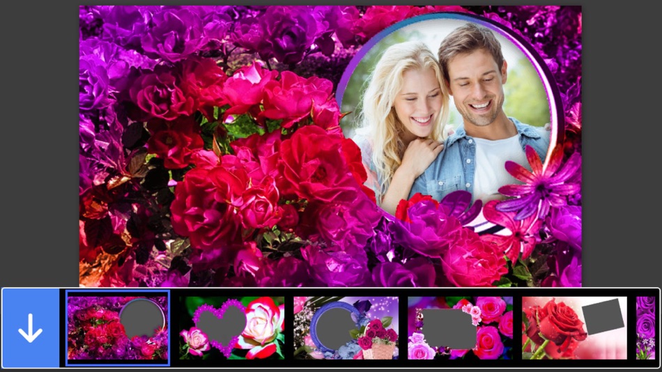 Rose Flower Photo Frame - Art Photography & mega Frames - 1.0 - (iOS)