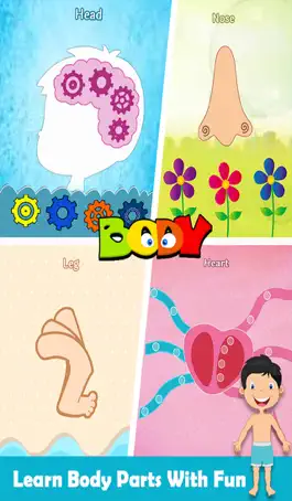 Game screenshot Learning Human Body Parts - Baby Learning Body Parts apk