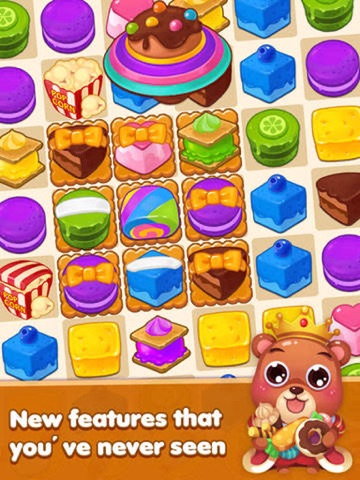 Candy Cake Boom - 3 match splash desserts puzzle gameのおすすめ画像4