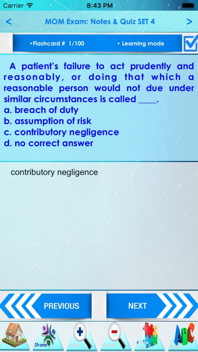 Screenshot #1 pour Medical Office Manager Exam Review - Free Study Notes & Quizzes