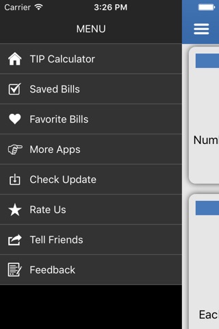 Tip Calculator - Fast Tips & Split Bills at the Restaurant Table for Food, Dining, Drinks and Dating screenshot 2