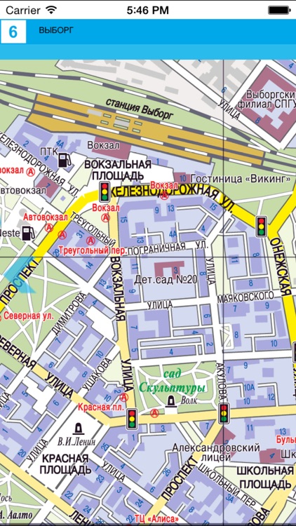 Vyborg. City map. screenshot-3