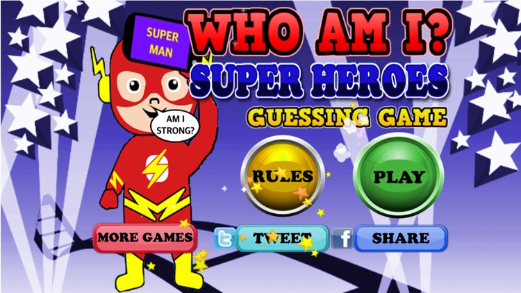 Who Am I Super Heroes Edition