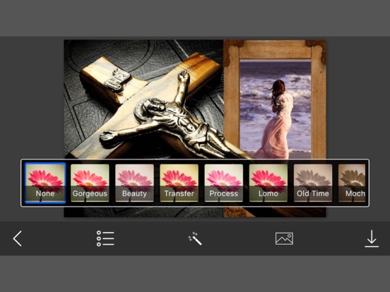 Christian Photo Frame - God Picture Frames & Photo Editor iPad screenshot