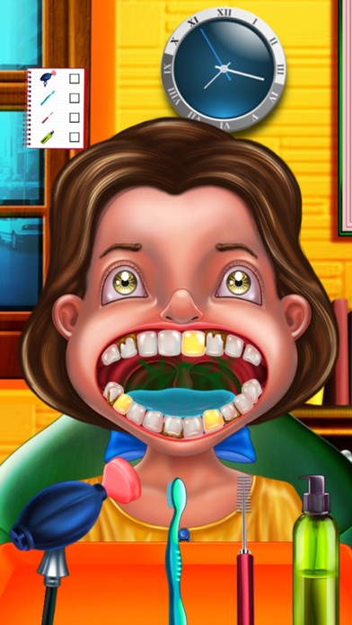 Screenshot #2 pour Dentiste fou Jeu amusant pour les enfants  Traiter les patients dans une clinique d'un dentiste fou ! GRATUIT