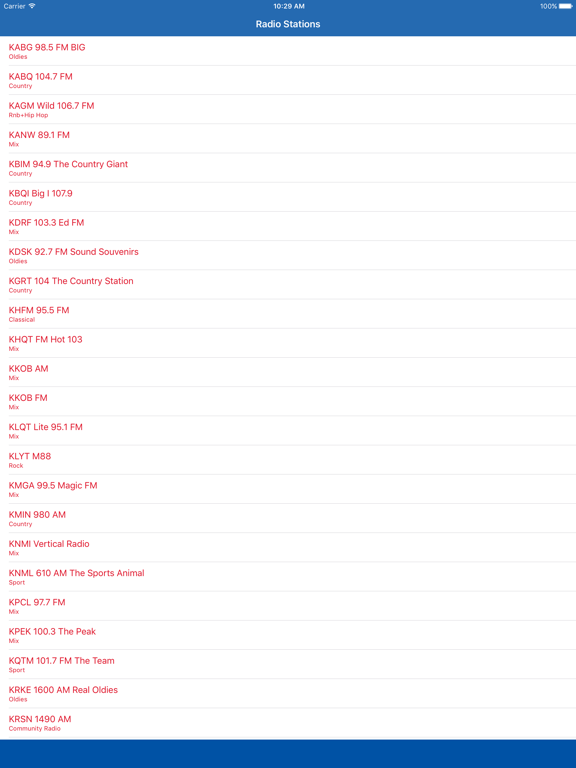 Screenshot #4 pour Radio New Mexico FM - Streaming and listen to live online music, news show and American charts from the USA