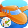 Vehicles Airplanes Trains Coloring Book : Kids Easy Paint Fun Drawing Games