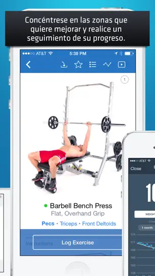 Captura de pantalla de Fitness Amigo+ 2400 Ejercicios en iPhone 3