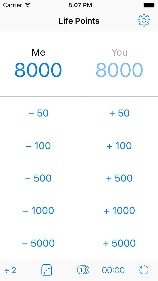 YugiCalc Life Point Calculator