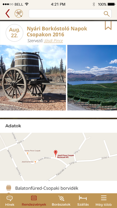 Screenshot 1 of Kóstolom App