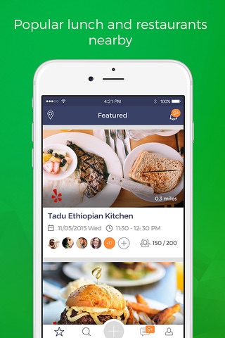 Lunch Buddy - meet professionals nearby screenshot 2