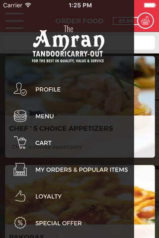 AMRAN TANDOORI UDDINGSTON screenshot 3