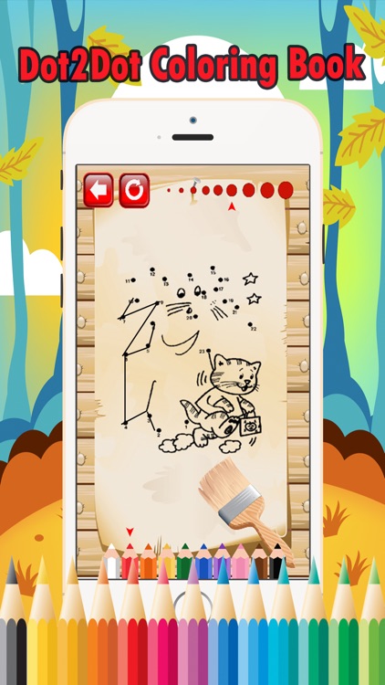 Animal Dot to Dot Coloring Book: coloring pages dot games free for kids and toddlers
