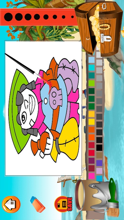 Pirate Boy Coloring Book - All In 1 Adventures & treasure coloring pages Draw, Paint And Color Games HD For Kid screenshot-3