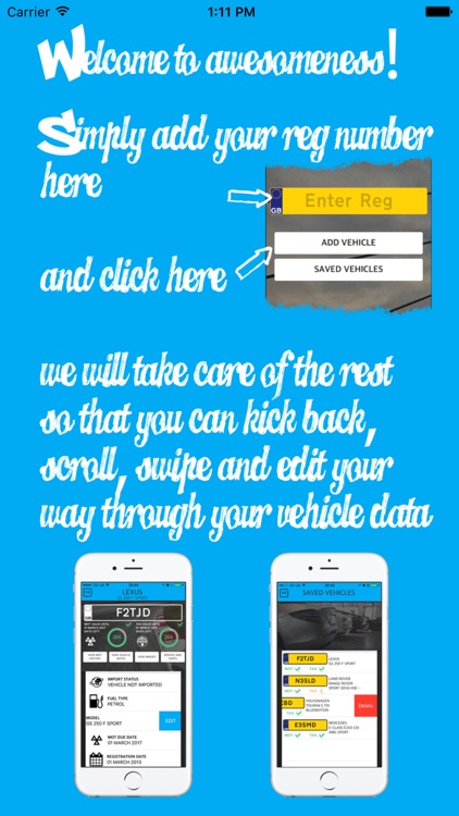 Awesome Vehicle Reminders