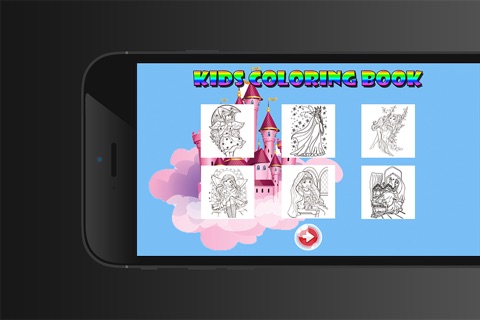 Kids Coloring Book Princess - Educational Learning Games For Kids And Toddler screenshot 2