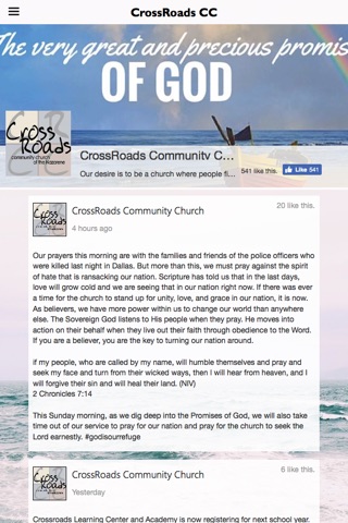 SA CrossRoads Community Church screenshot 2