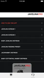 real javelina calls & javelina sounds to use as hunting calls iphone screenshot 2