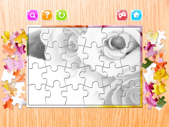 Flowers Puzzle for Adults Jigsaw Puzzles Game Free iPad screenshot