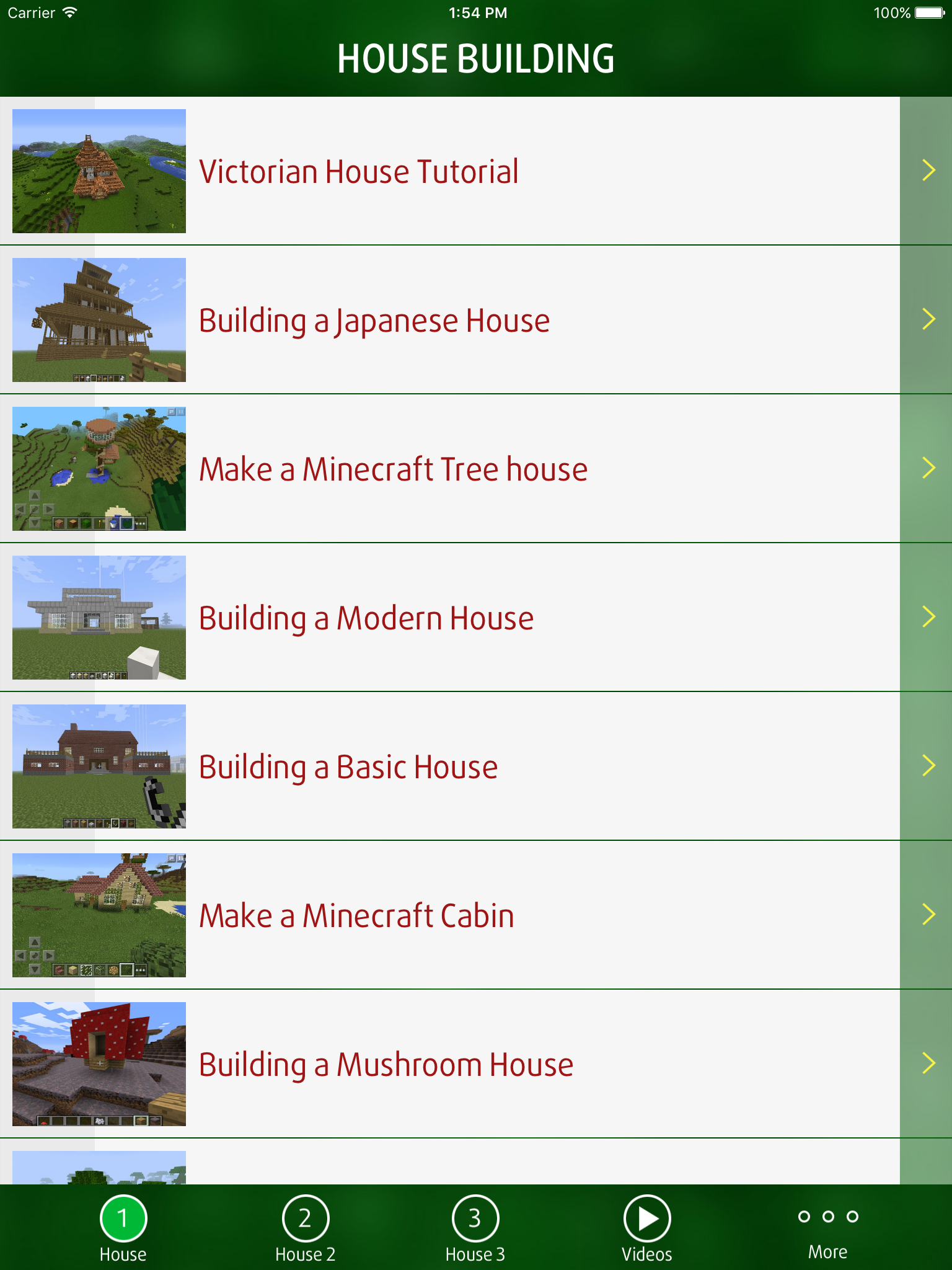 Guide for Building House - for Minecraft PE Pocket Edition