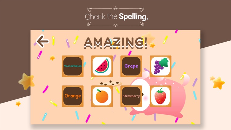 Cookies cards - English Vocabulary Learning - Infants, children's card game of English words