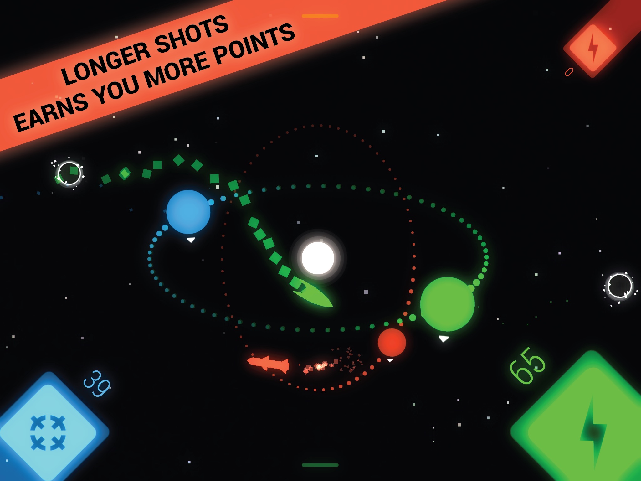 Screenshot do app ORBIT - multiplayer space battles!