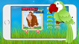 Easy Animals Jigsaw Drag And Drop Puzzle Match Games For Toddlers And Preschool screenshot #2 for iPhone