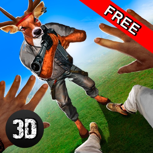 Deer Hunting - Angry Deer Attack 3D