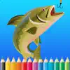 Fish Coloring Book For Kids: Drawing & Coloring page games free for learning skill negative reviews, comments