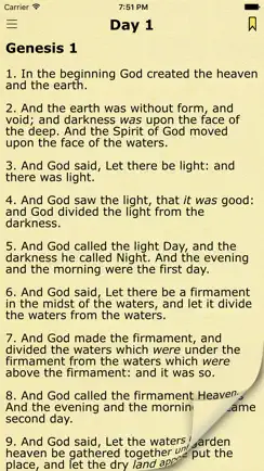 Chronological Bible in a Year - KJV Daily Reading iPhone image 1