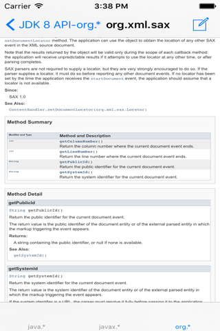 Java Platform, Standard Edition 8 API Specification screenshot 4